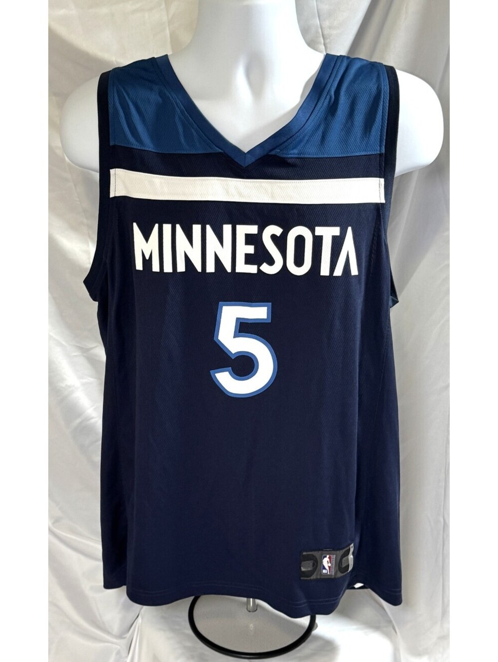 Fanatics Minnesota Timberwolves Anthony Edwards #5 Blue Fast Break Jersey Size M